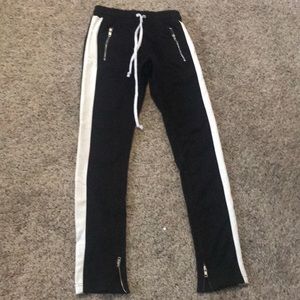 Skinny fit track pants